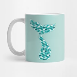 Aqua Mermaid Scales Mug